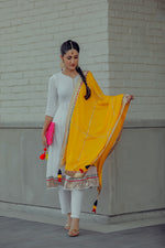 Street white suit set