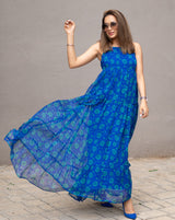 Julia Blue Floral Dress