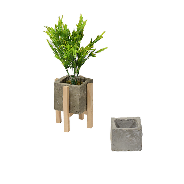 Flower pot with stand
