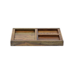 Tray with compartment