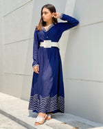Coral Blue Long Dress