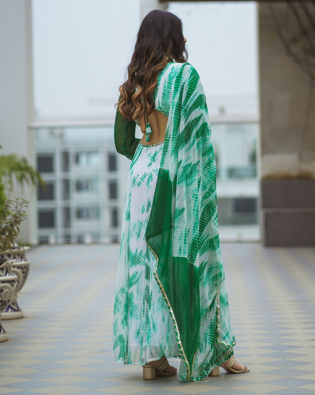 Uma Green Suit Set