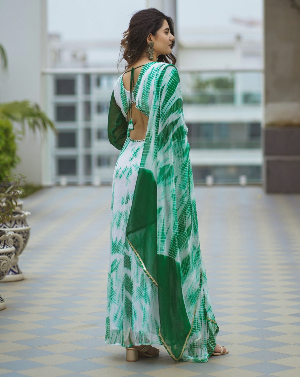 Uma Green Suit Set