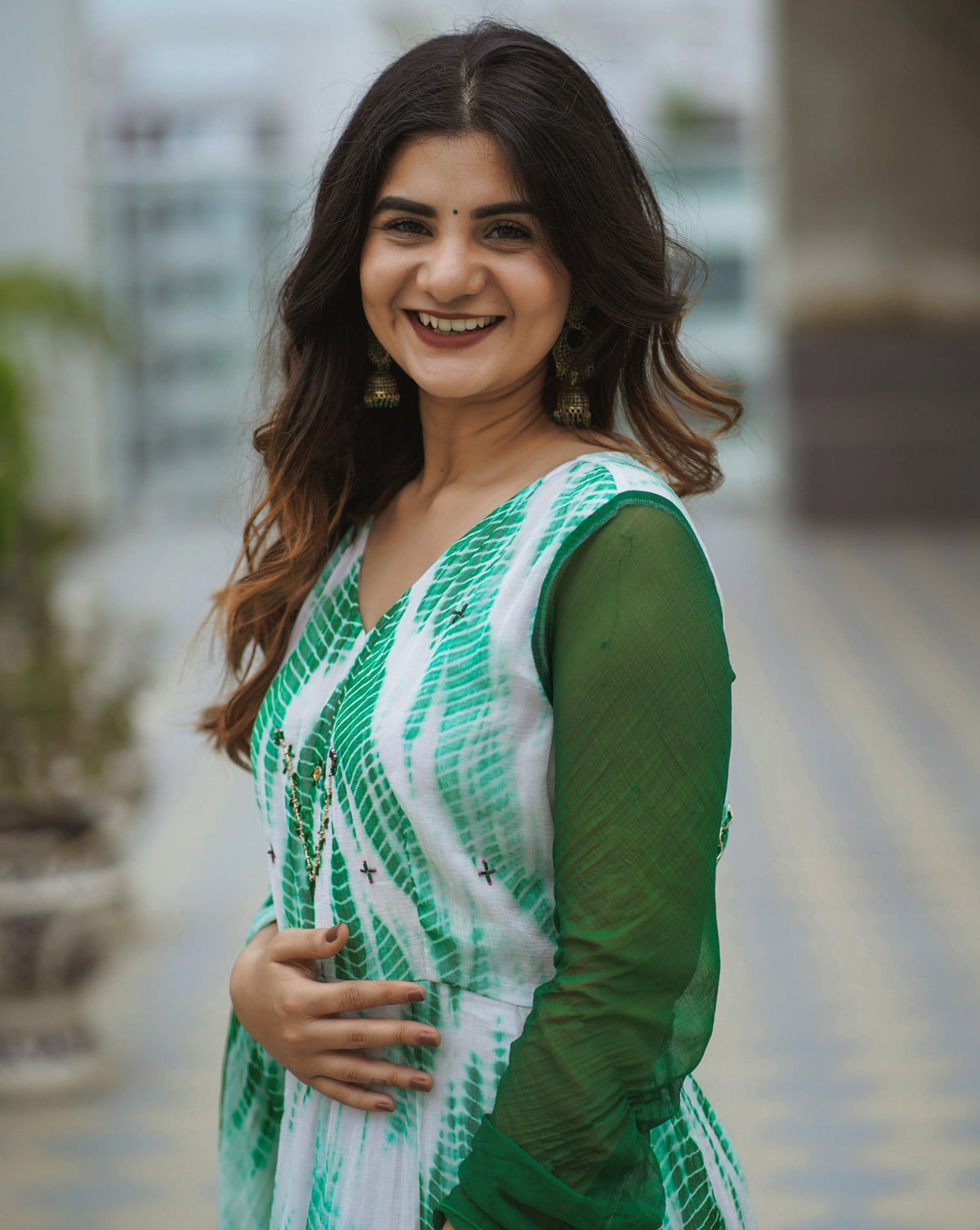 Uma Green Suit Set